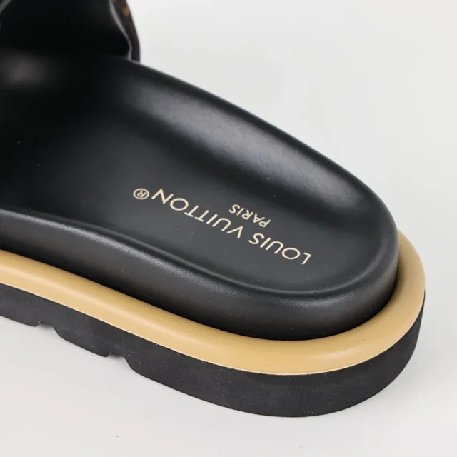 Louis Vuitton Slippers C8 Monogram Hook-and-Loop Strap Slides product detail image 26