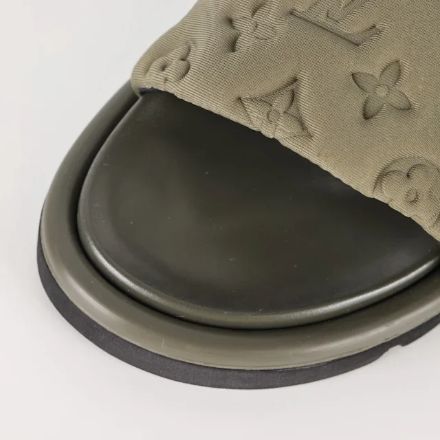 Louis Vuitton Slippers C8 Monogram Hook-and-Loop Strap Slides product detail image 33
