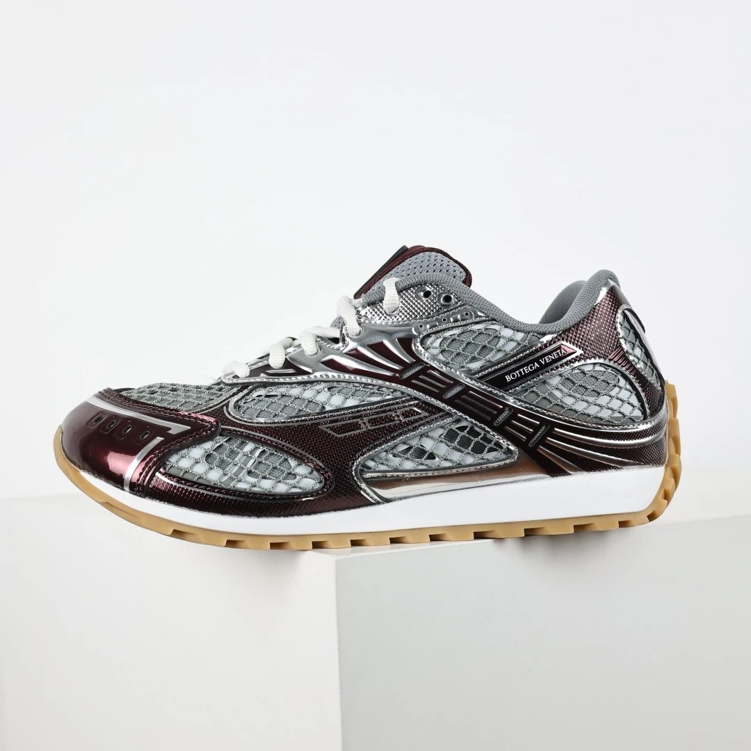Bottega Veneta Sneakers Orbit low-top mesh — Bottega Veneta Running Shoes Brown