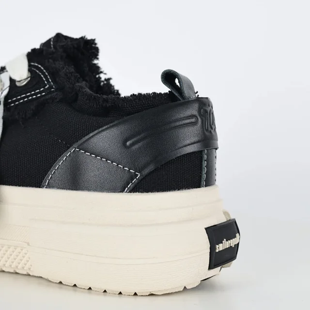 SMILEREPUBLIC Sneakers Low-top frayed canvas platform product detail image 34