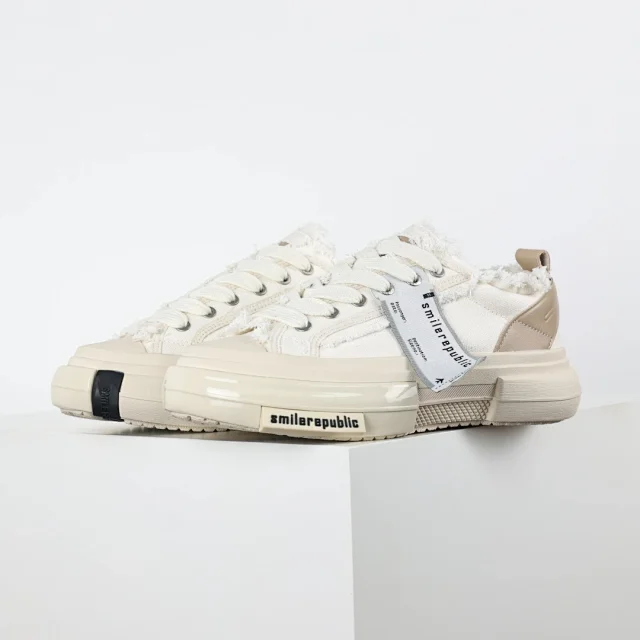 SMILEREPUBLIC Sneakers Low-top frayed canvas platform product detail image 28