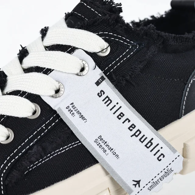 SMILEREPUBLIC Sneakers Low-top frayed canvas platform product detail image 32