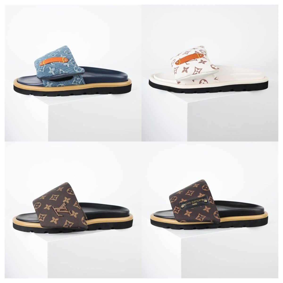 Louis Vuitton Sandals C8 Monogram Slide image 1
