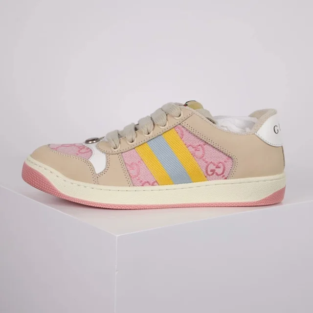 Gucci Sneakers Screener low-top with GG canvas and Web stripe product detail image 4