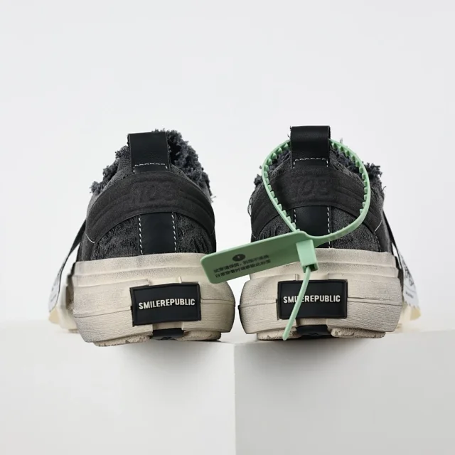 SMILEREPUBLIC Sneakers Low-top frayed canvas platform product detail image 12