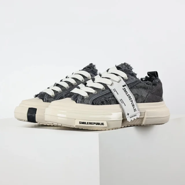SMILEREPUBLIC Sneakers Low-top frayed canvas platform product detail image 10
