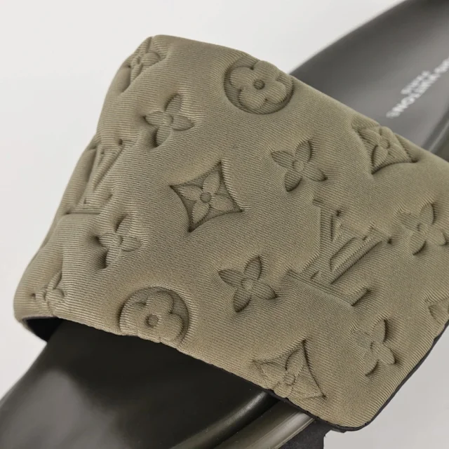 Louis Vuitton Slippers C8 Monogram Hook-and-Loop Strap Slides product detail image 30