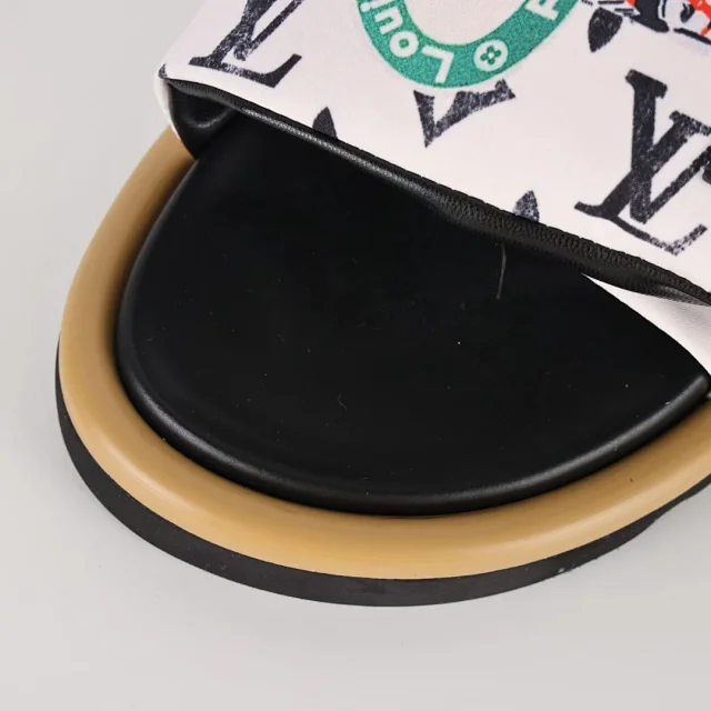 Louis Vuitton Slippers C8 Monogram Hook-and-Loop Strap Slides product detail image 11