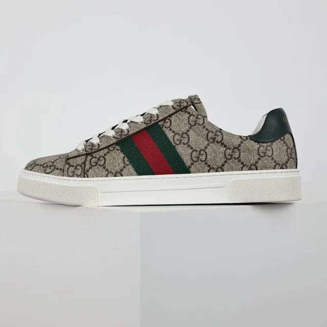 Gucci Sneakers Low-top GG canvas with Web stripe product detail image 21