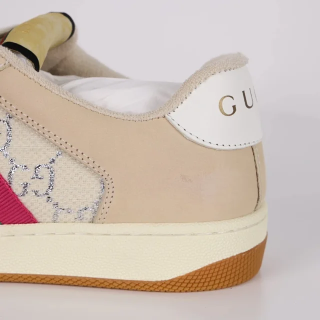 Gucci Sneakers Screener low-top with GG canvas and Web stripe product detail image 26