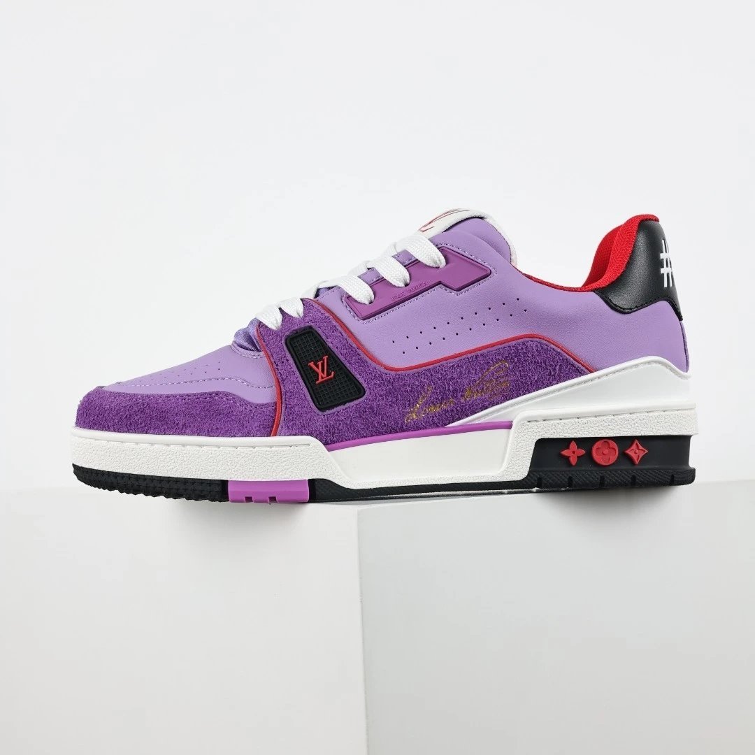 Louis Vuitton Sneakers LV Trainer — LV Tariner purple