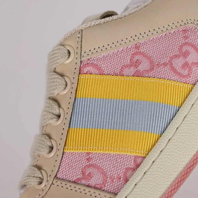Gucci Sneakers Screener low-top with GG canvas and Web stripe product detail image 5