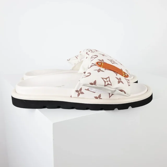 Louis Vuitton Sandals C8 Monogram Slide product detail image 23