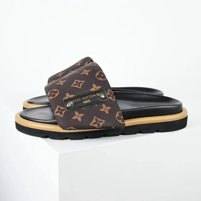 Louis Vuitton Sandals C8 Monogram Slide product detail image 10