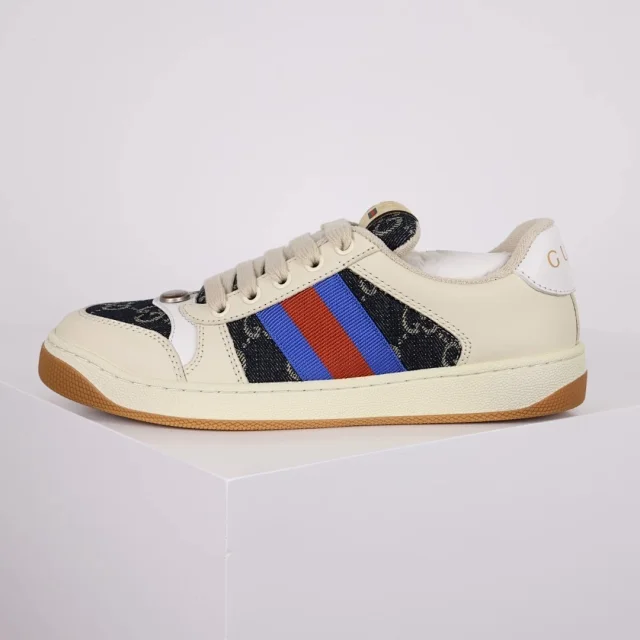 Gucci Sneakers Screener low-top with GG canvas and Web stripe product detail image 29