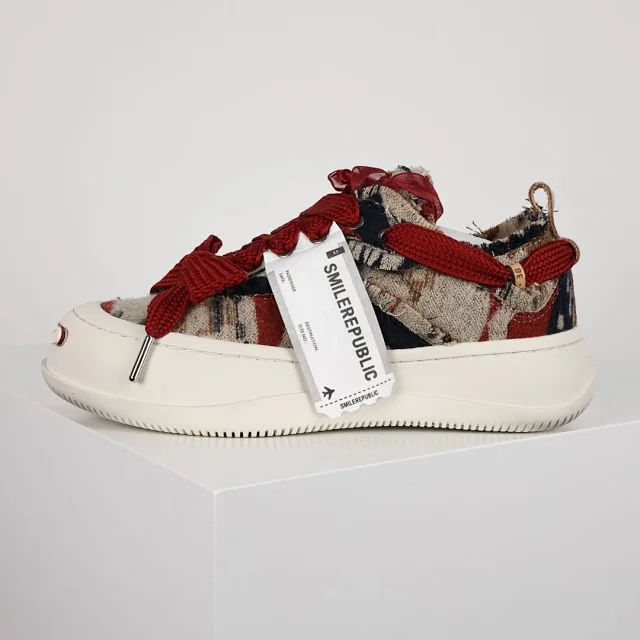 SMILEREPUBLIC Sneakers Frayed Canvas High-Top product detail image 8