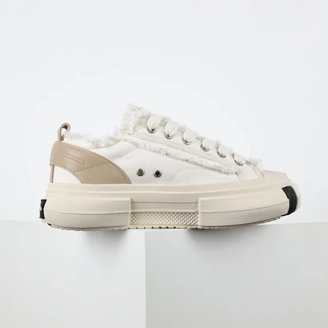 SMILEREPUBLIC Sneakers Low-top frayed canvas platform product detail image 23