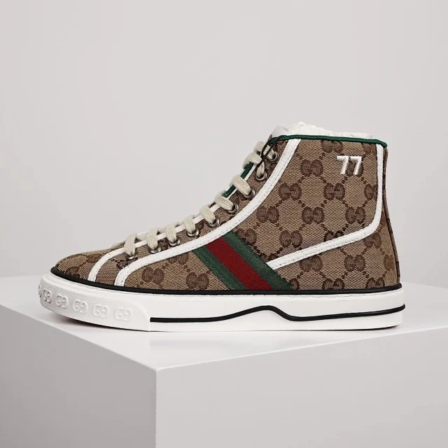 Gucci Sneakers Tennis 1977 high-top canvas product detail image 7