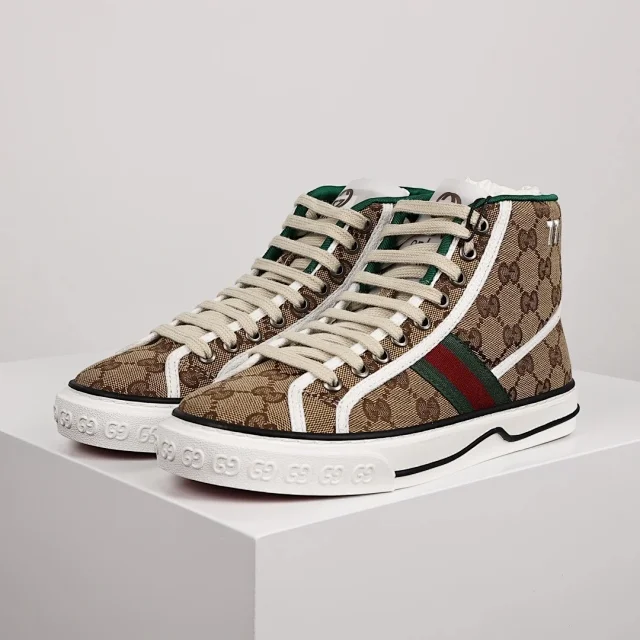 Gucci Sneakers Tennis 1977 high-top canvas product detail image 9