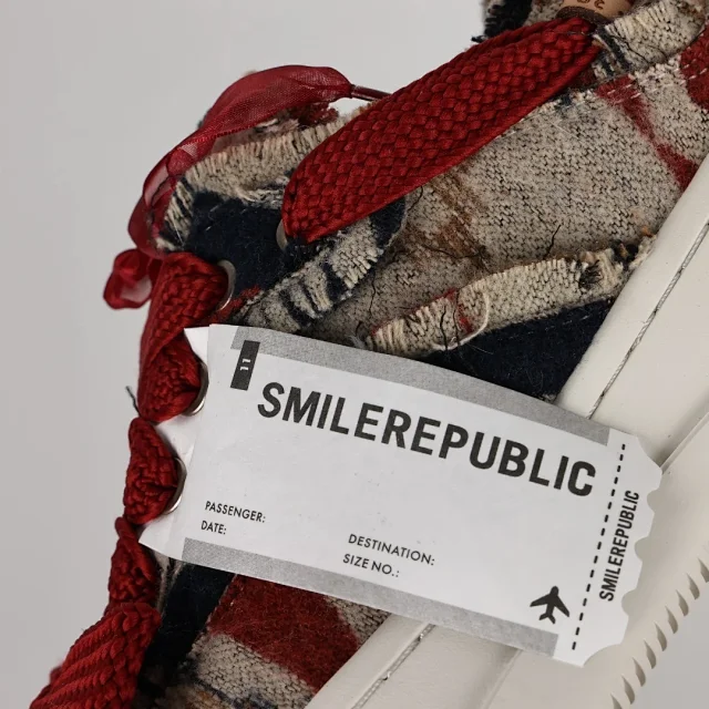 SMILEREPUBLIC Sneakers Frayed Canvas High-Top product detail image 2