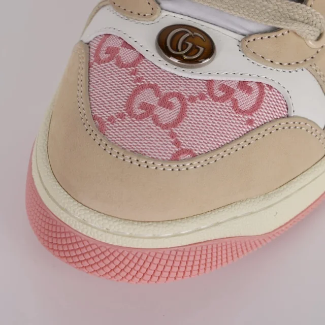 Gucci Sneakers Screener low-top with GG canvas and Web stripe product detail image 3