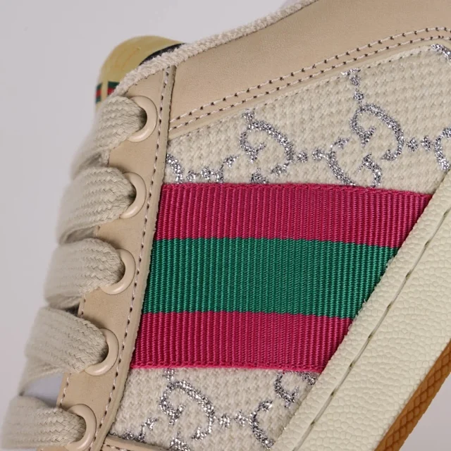 Gucci Sneakers Screener low-top with GG canvas and Web stripe product detail image 23