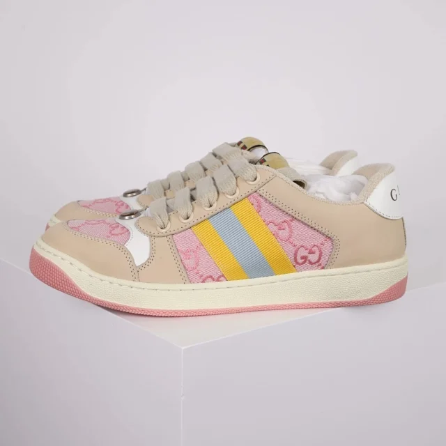 Gucci Sneakers Screener low-top with GG canvas and Web stripe product detail image 10