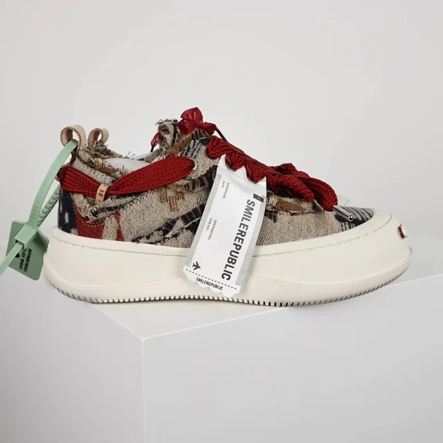 SMILEREPUBLIC Sneakers Frayed Canvas High-Top product detail image 6