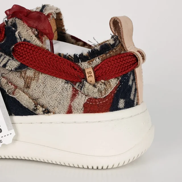SMILEREPUBLIC Sneakers Frayed Canvas High-Top product detail image 5