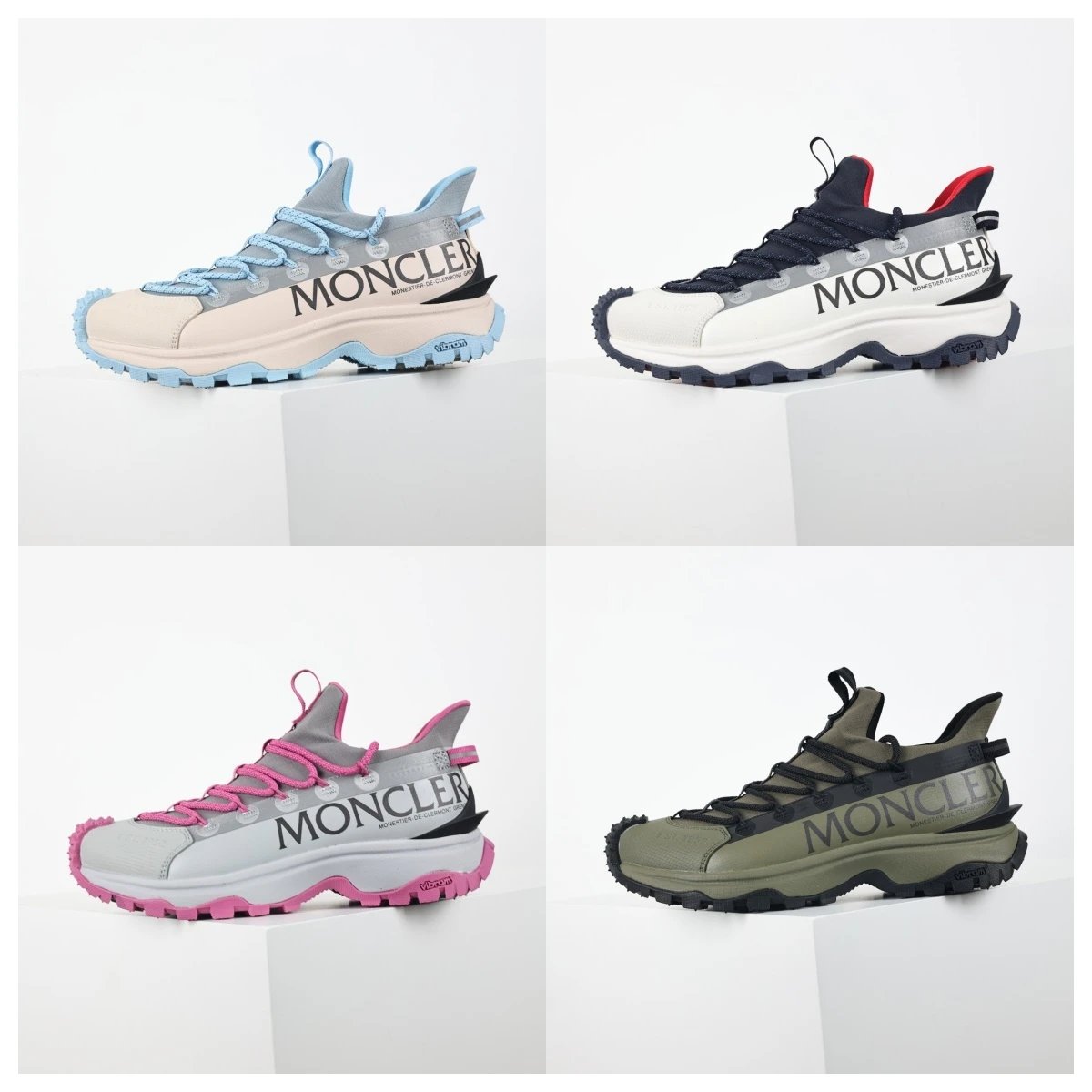 Moncler Sneakers Trailgrip lace-up with lug soles image 1