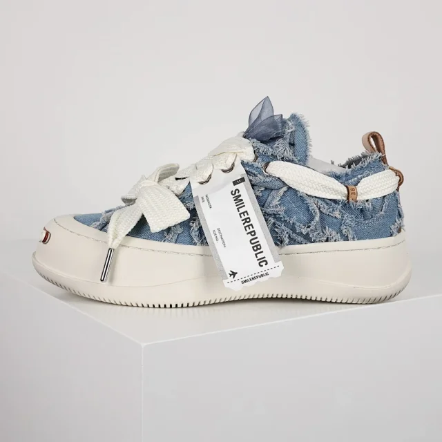 SMILEREPUBLIC Sneakers Frayed Canvas High-Top product detail image 29