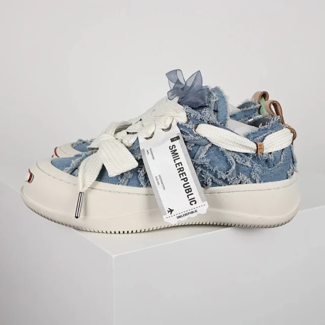 SMILEREPUBLIC Sneakers Frayed Canvas High-Top product detail image 37