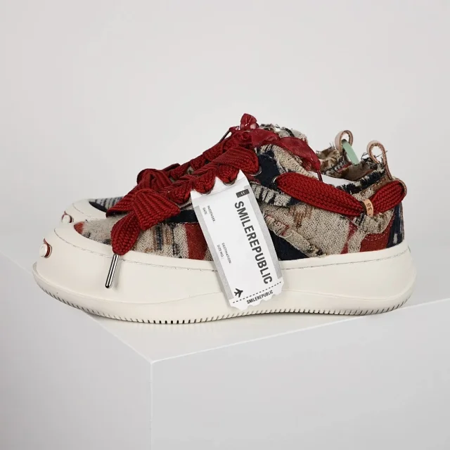 SMILEREPUBLIC Sneakers Frayed Canvas High-Top product detail image 10