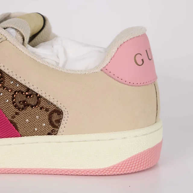Gucci Sneakers Screener low-top with GG canvas and Web stripe product detail image 11