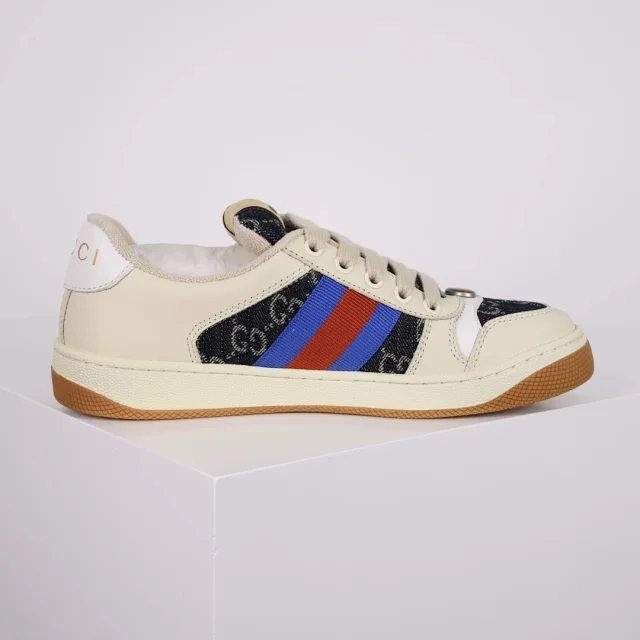 Gucci Sneakers Screener low-top with GG canvas and Web stripe product detail image 30
