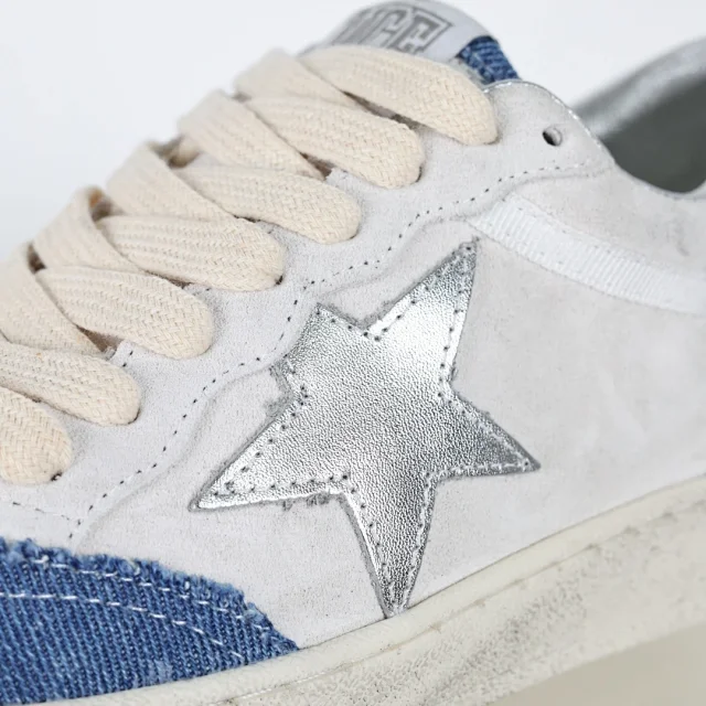 Golden Goose Sneakers Super-Star distressed star product detail image 8