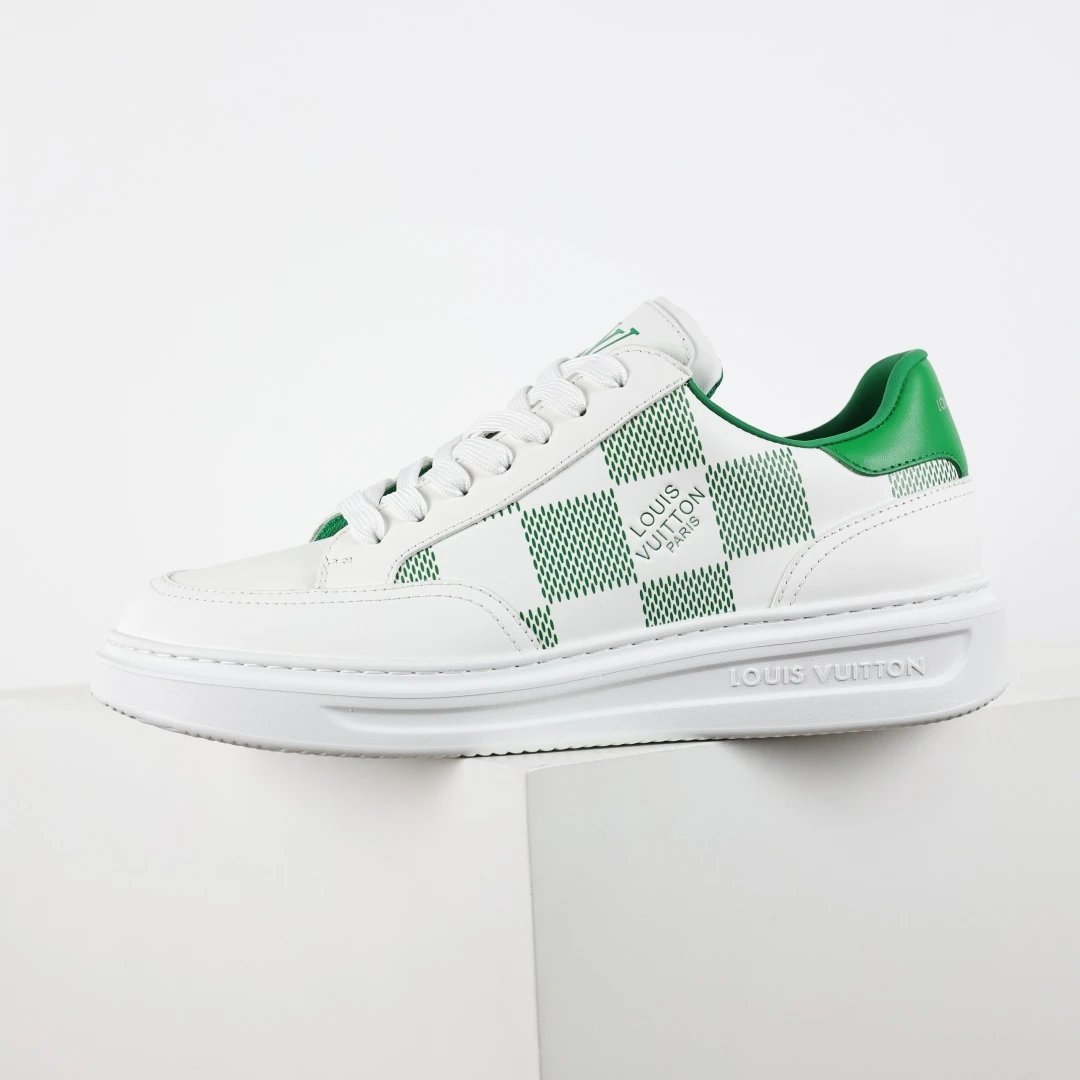 Louis Vuitton Sneakers Beverly Hills low-top — LV board shoes white green