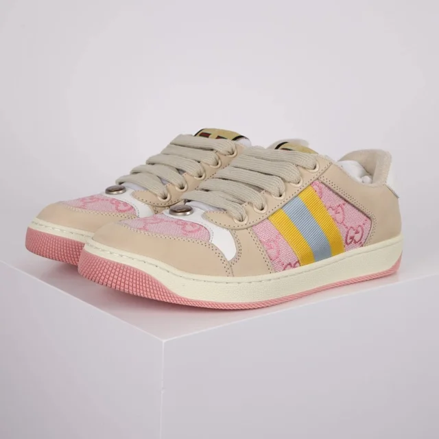 Gucci Sneakers Screener low-top with GG canvas and Web stripe product detail image 8