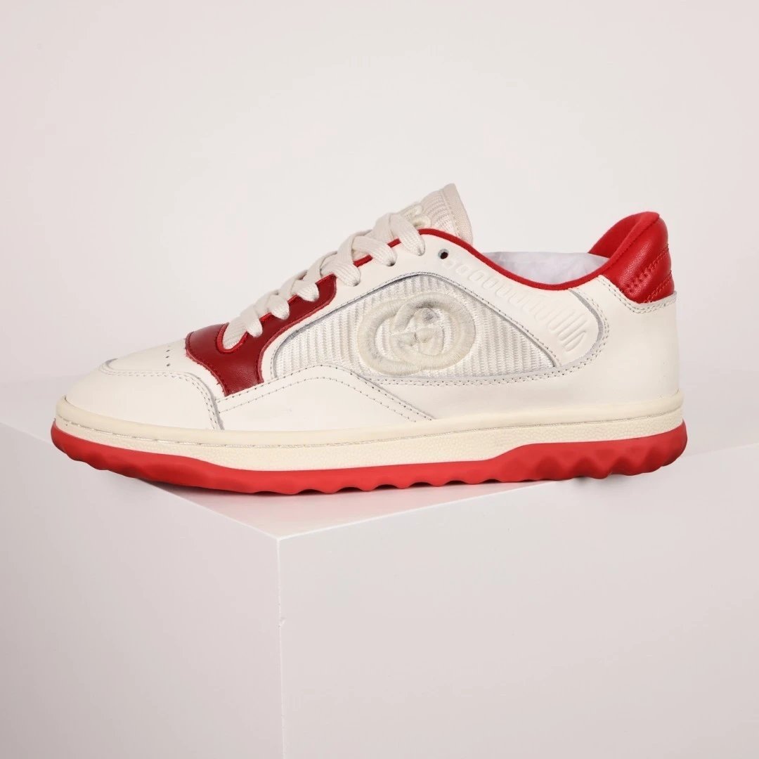 Gucci Sneakers MAC80 — Gucci MAC80 series white deep red
