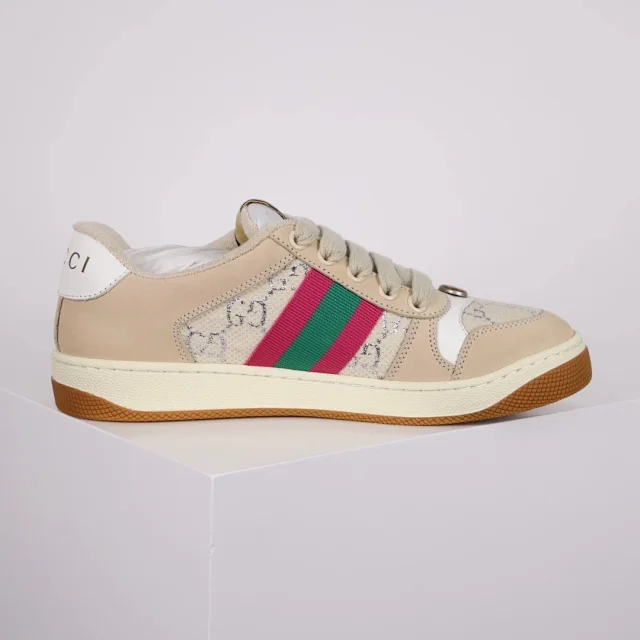 Gucci Sneakers Screener low-top with GG canvas and Web stripe product detail image 22