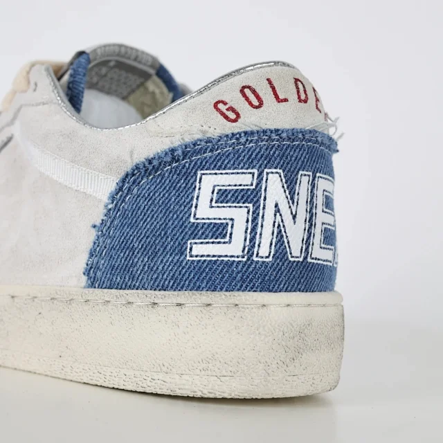 Golden Goose Sneakers Super-Star distressed star product detail image 7