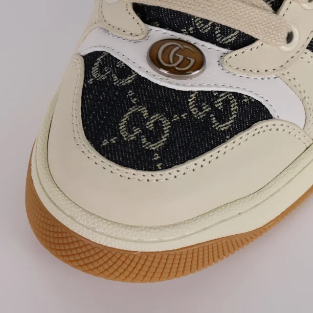Gucci Sneakers Screener low-top with GG canvas and Web stripe product detail image 31
