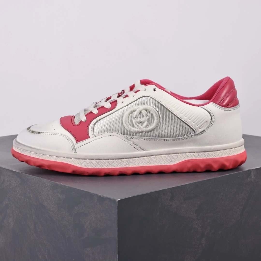 Gucci Sneakers MAC80 low-top with Interlocking G side logo — Gucci MAC80 white powder
