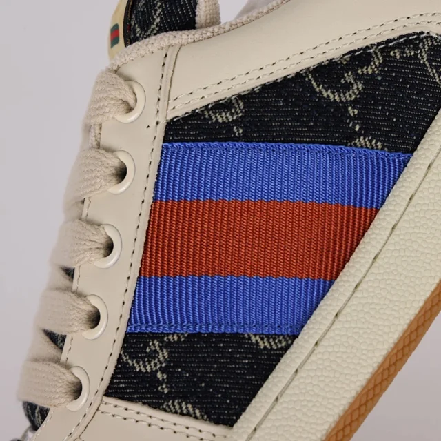Gucci Sneakers Screener low-top with GG canvas and Web stripe product detail image 33