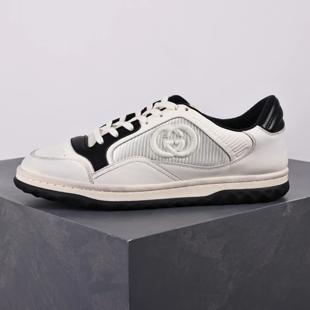 Gucci Sneakers MAC80 low-top with Interlocking G side logo — Gucci MAC80 white black