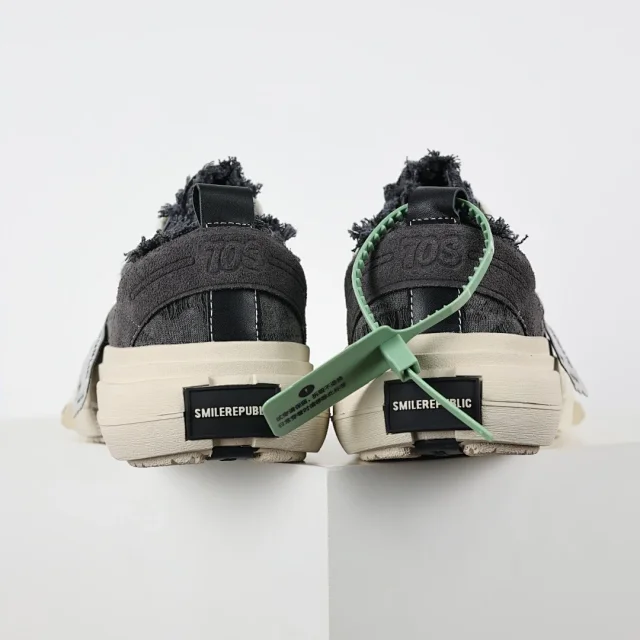 SMILEREPUBLIC Sneakers Low-top frayed canvas platform product detail image 3