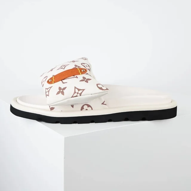 Louis Vuitton Sandals C8 Monogram Slide product detail image 21