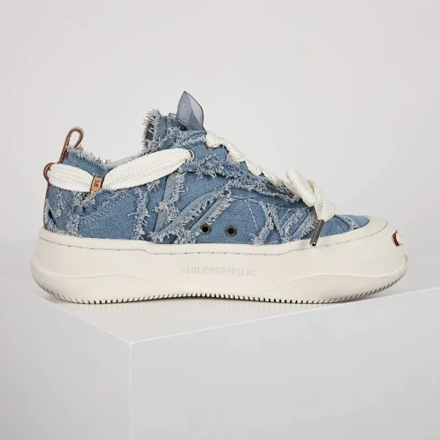 SMILEREPUBLIC Sneakers Frayed Canvas High-Top product detail image 31