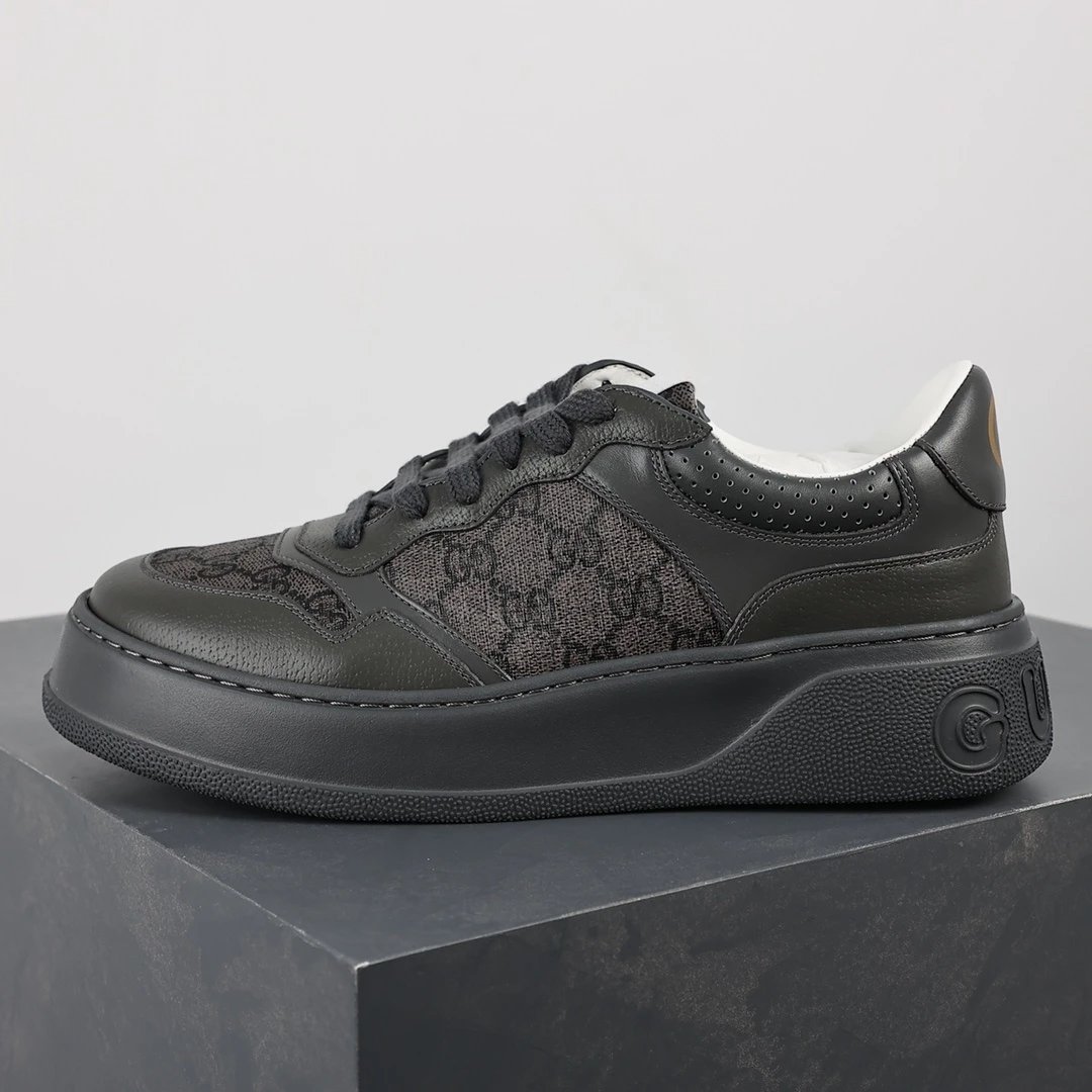 Gucci Sneakers Low-Top Chunky Platform — Gucci Cookie Shoes All Black