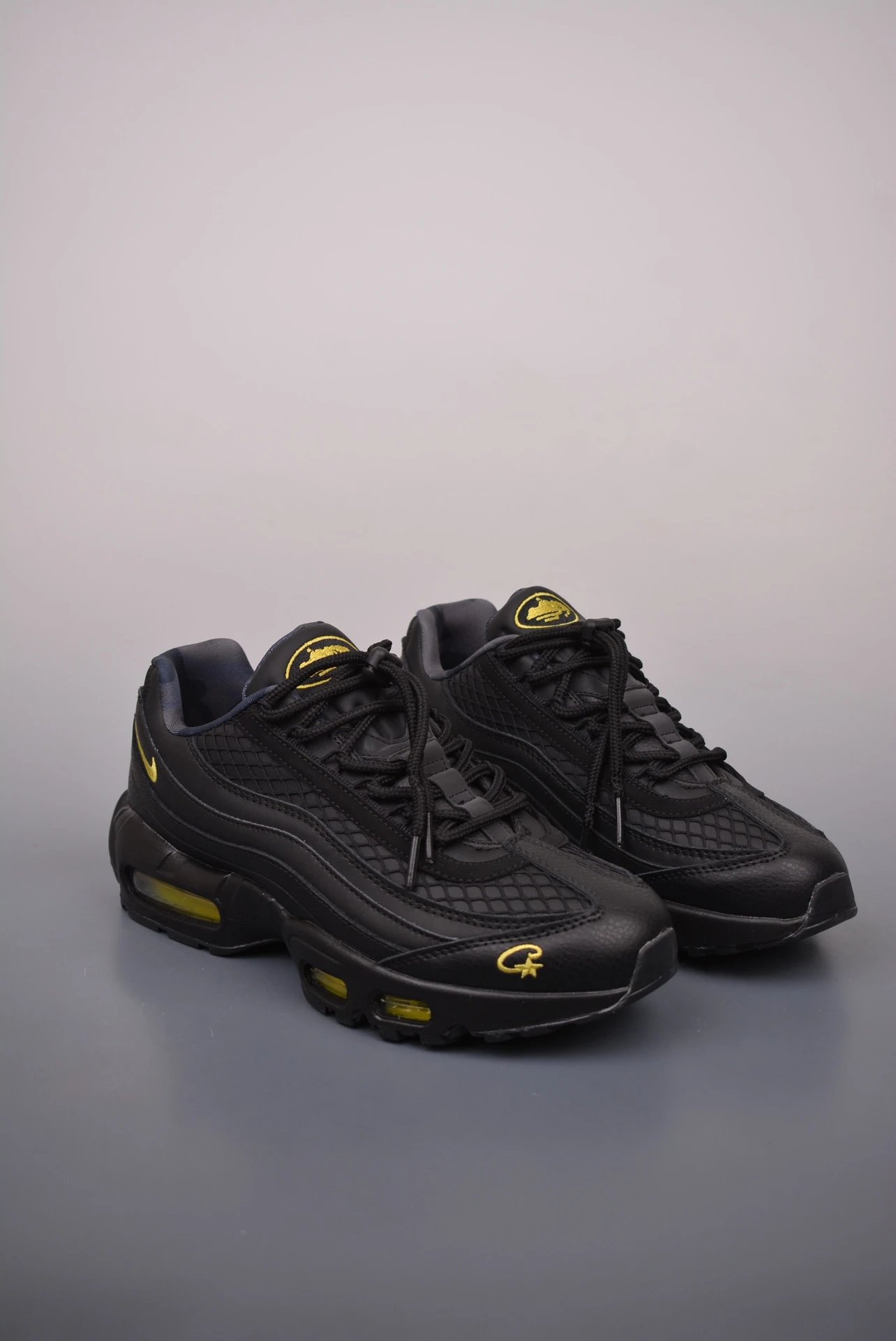Corteiz Black and Yellow Sneakers product photo 2